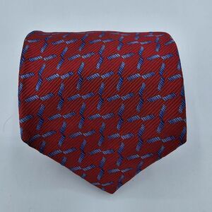 Mens Necktie Jos. A. Banks Silk, Suit, Formal, Size 59.5 x 4 Inches Red vintage